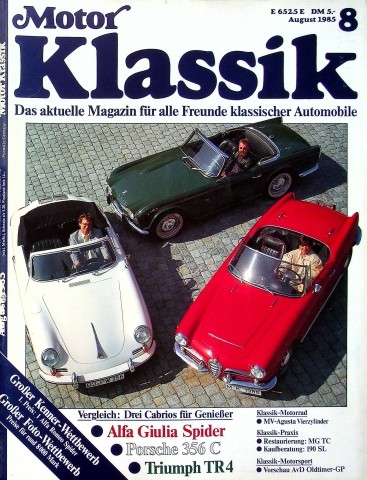 Deckblatt Motor Klassik (08/1985)